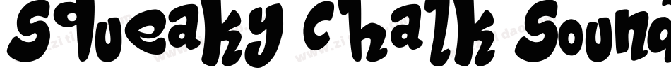 squeaky chalk sound字体转换